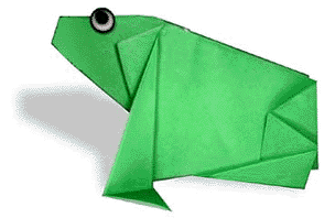 hướng dẫn cách gấp con ễnh ương