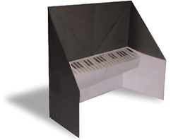 hướng dẫn cách gấp đàn piano