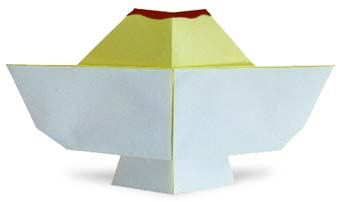 hướng dẫn cách gấp giấy bánh fan